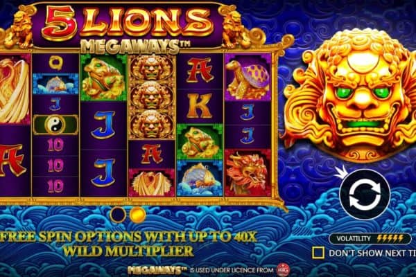 5 Lions Megaways Demo: Uji Gacor Sang Singa Keberuntungan