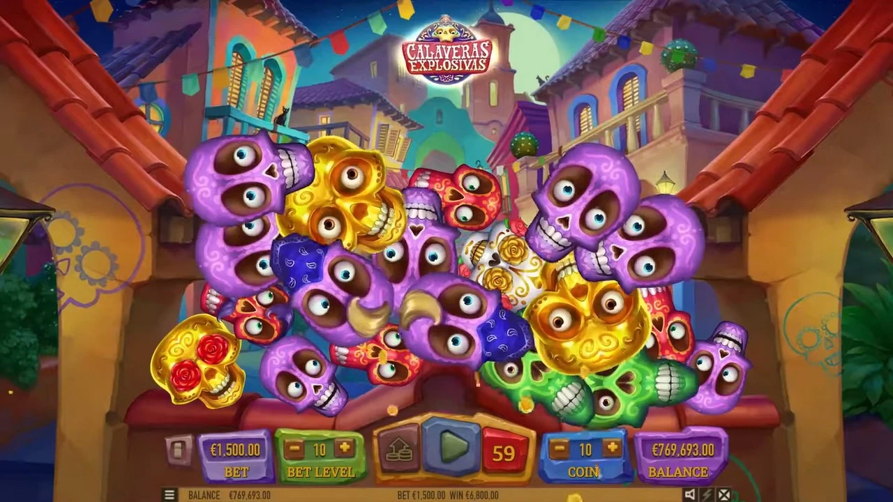 Calaveras Explosivas: Ledakan Warna & Tengkorak Seru 2025